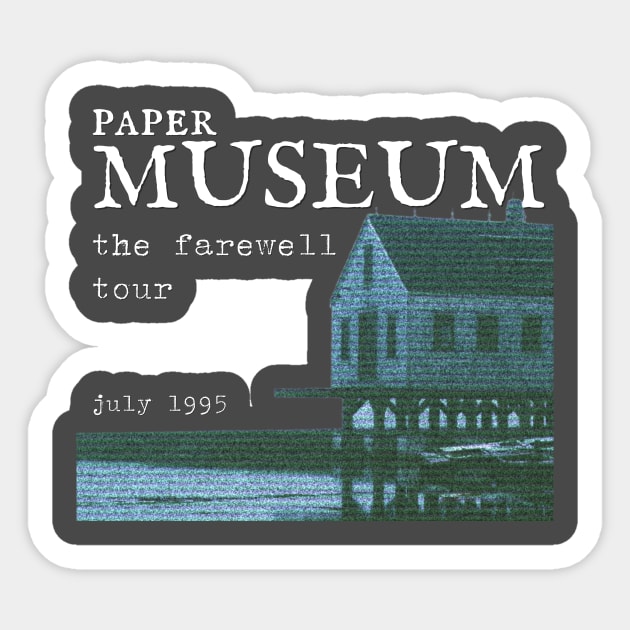 Paper Museum Boathouse Design Sticker by Antlers, CO Shirts